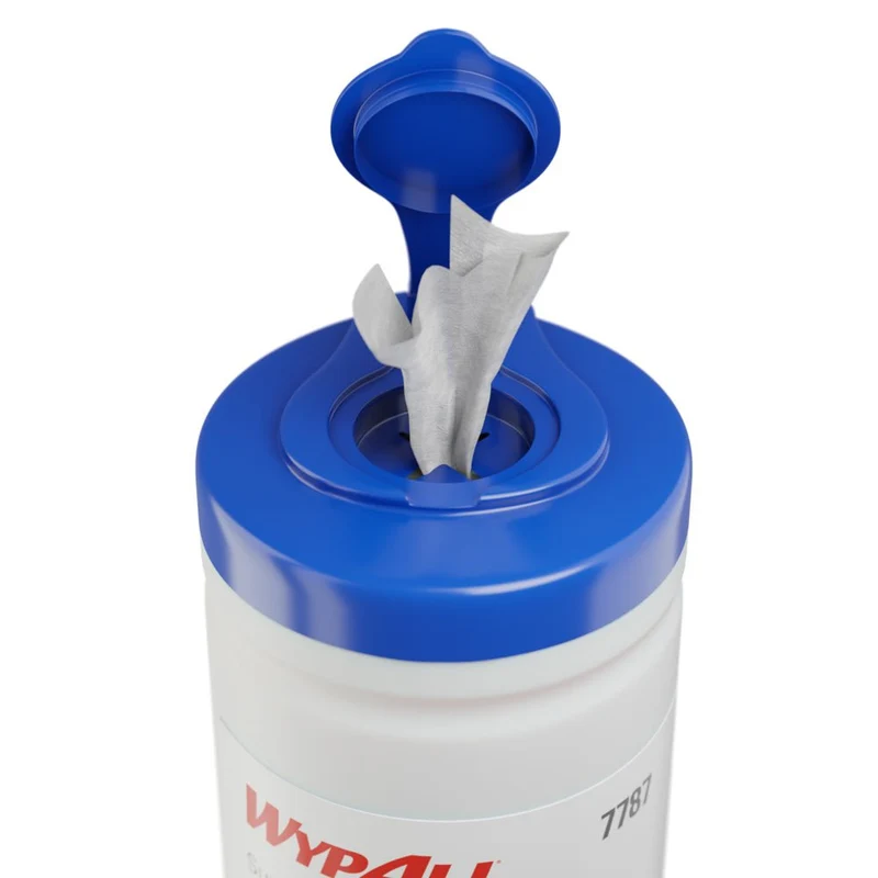 WypAll® Flächendesinfektionstücher - Spendereimer / Weiß /200 - 10 Tubs x 200 Sheets | Karton (10 Eimer)
