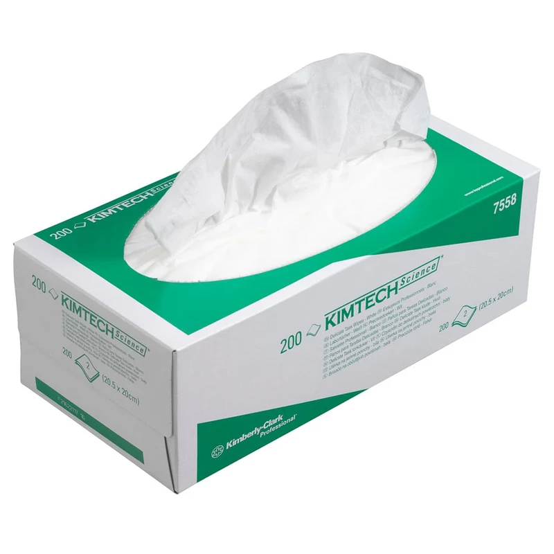 Kimtech® Science Präzisionswischtücher - 200 Tücher / Weiß - 15 Cartons x 200 Sheets | Karton (15 Boxen)