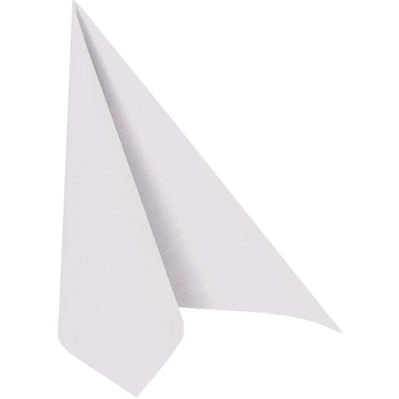 Papstar Servietten, 1/4-Falz, 40 cm x 40 cm weiß