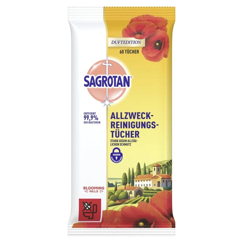 SAGROTAN Allzweck-Reinigungstücher