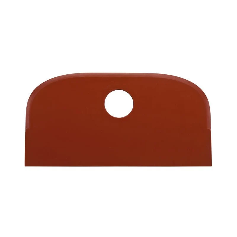 METAL DETECT SCHABER GROß,PP, FLEXIBEL, OXIDROT, 230X118MM