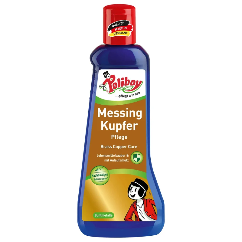 Poliboy Messing Kupfer Pflege