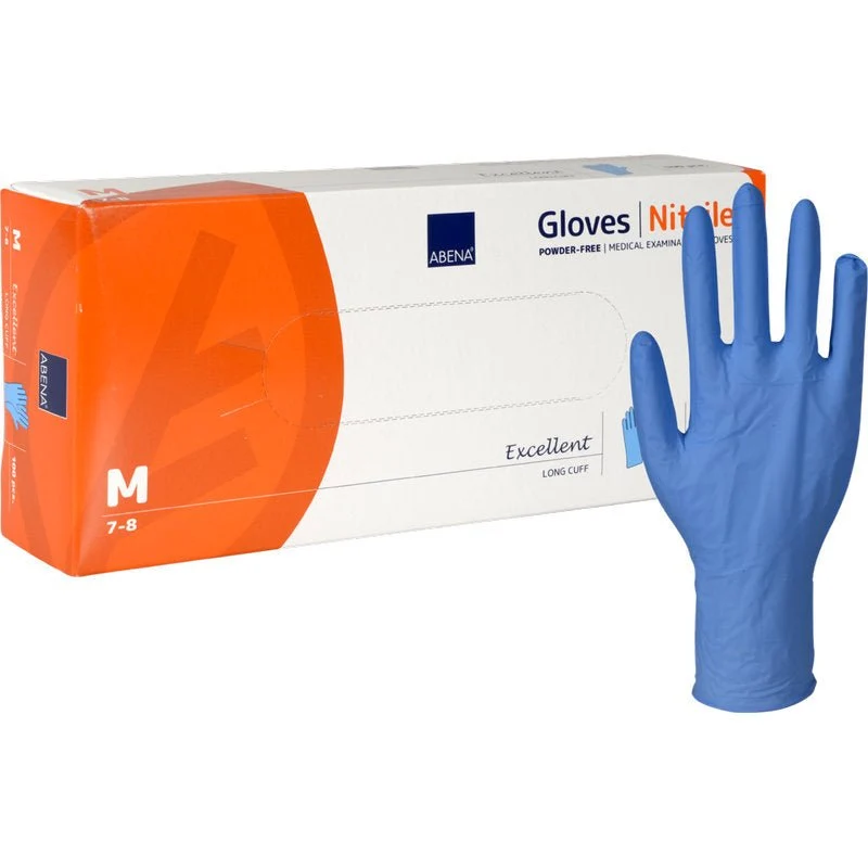 Nitril-Handschuhe Excellent, Puderfrei, Lang, Blau