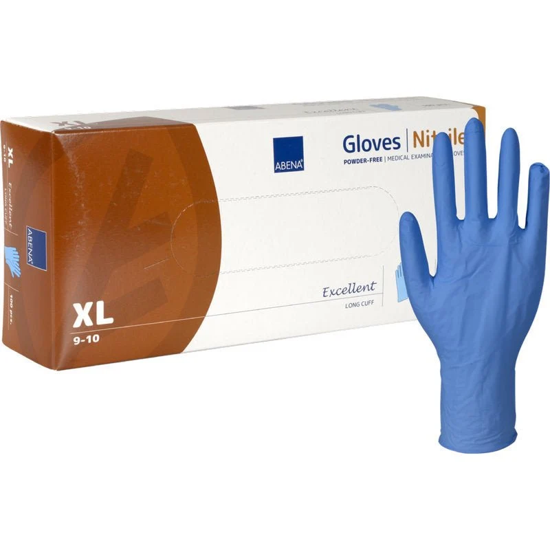 Nitril-Handschuhe Excellent, Puderfrei, Lang, Blau