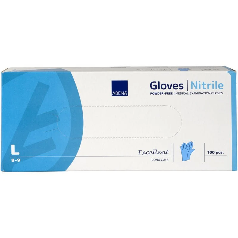 Nitril-Handschuhe Excellent, Puderfrei, Lang, Blau