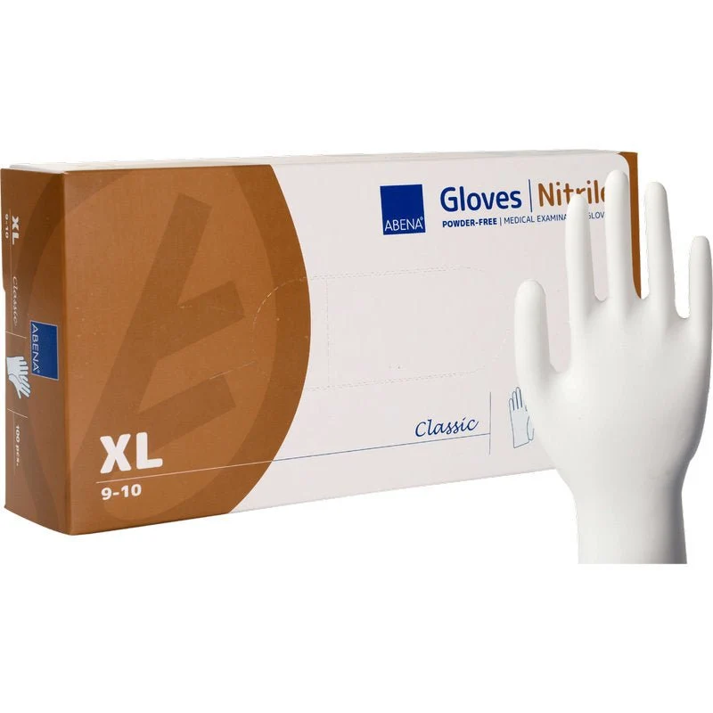 Nitril-Handschuhe, Classic, Puderfrei, Weiß
