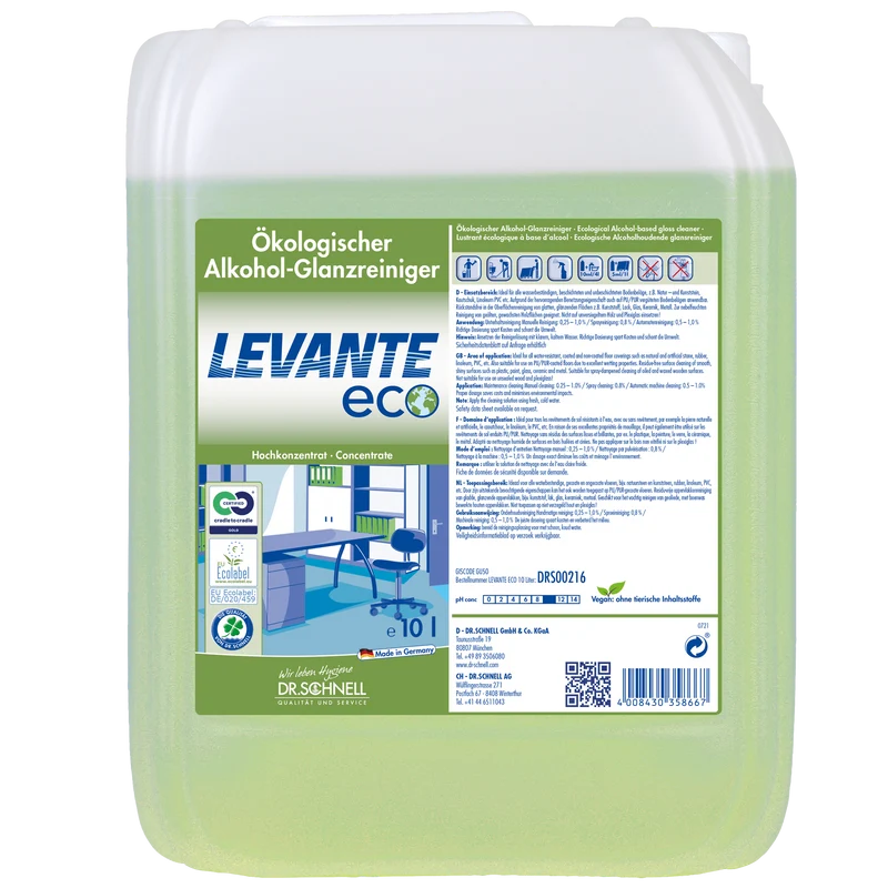 Dr. Schnell Levante ECO ökologischer Alkohol-Glanzreiniger