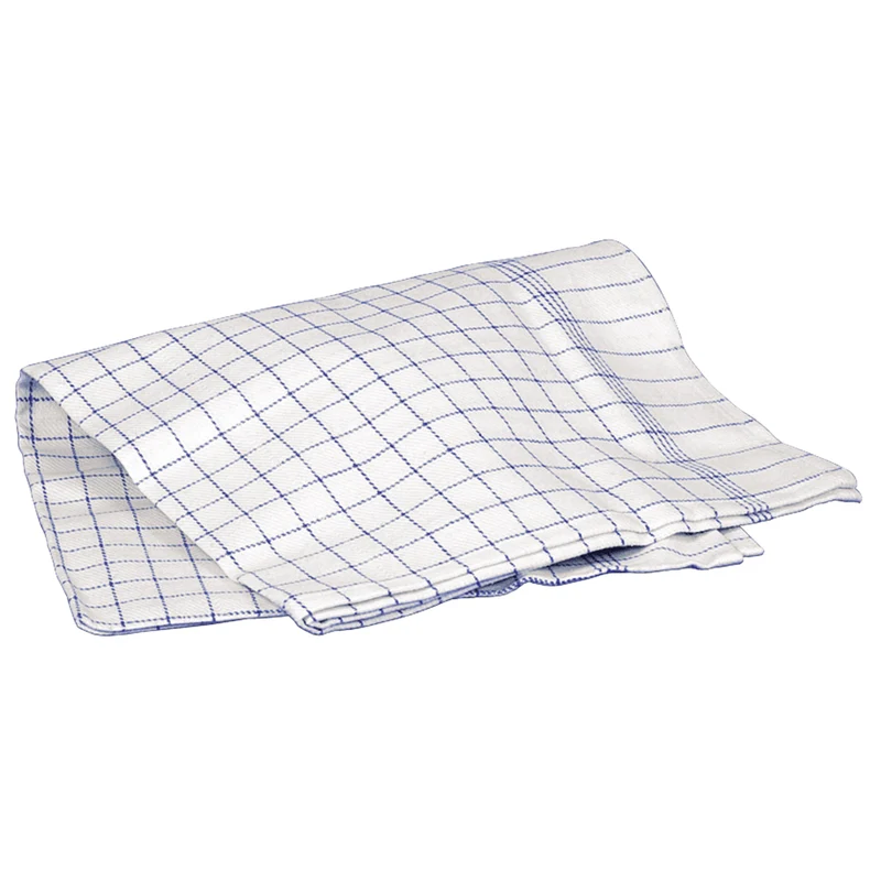 Geschirrhandtuch, 50x100 cm, Blau/Weiß | Packung (10 Stück)