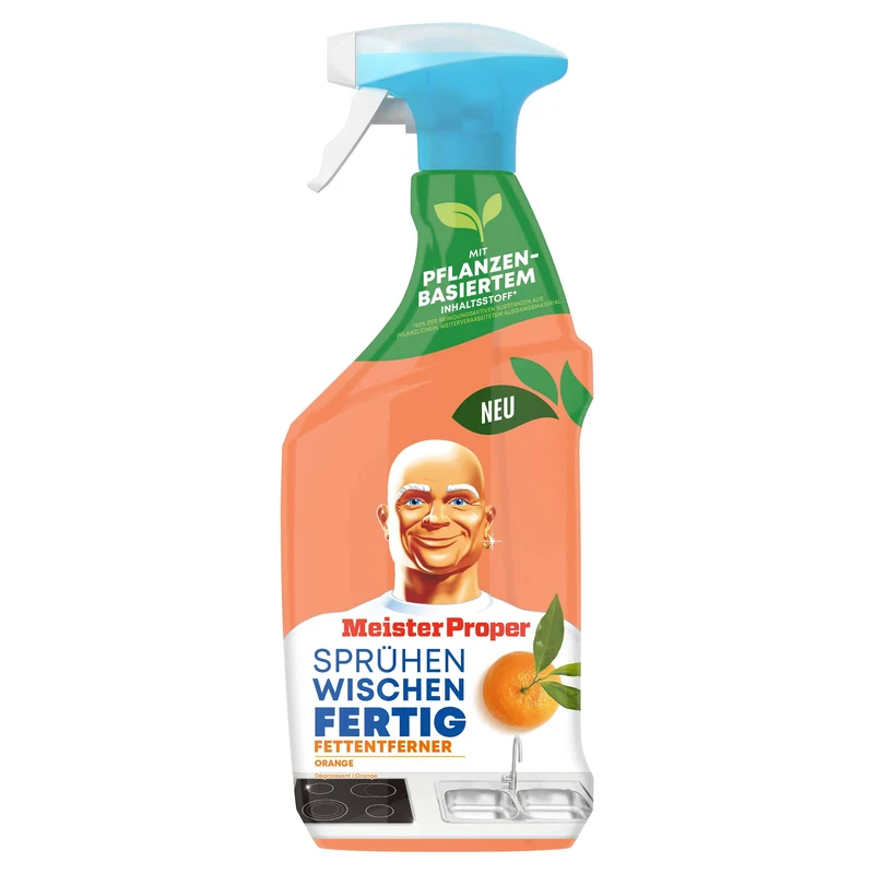 Meister Proper Sprühen-Wischen-Fertig Küchenspray Mandarine, 800 ml