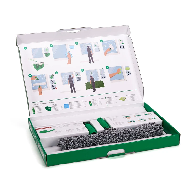 UNGER ErgoTec 2in1 Starterset für die Glasreinigung