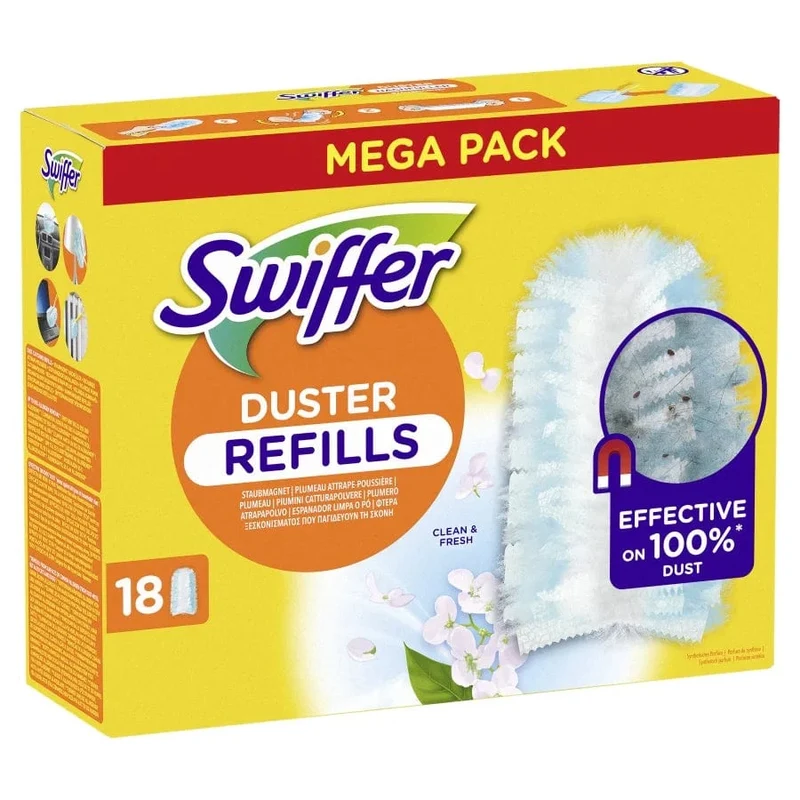 Swiffer Staubmagnet Tücher Nachfüllpack – Effektive Staubaufnahme für eine gründliche Reinigung