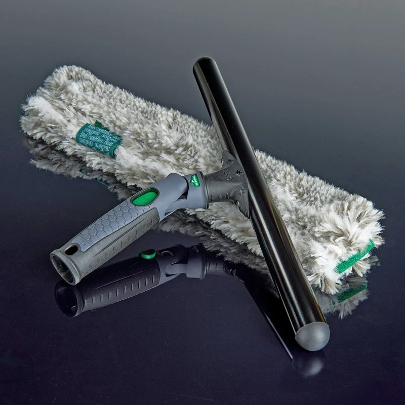 UNGER ErgoTec NinJa 2in1 Fensterreinigungsset für die Glasreinigung