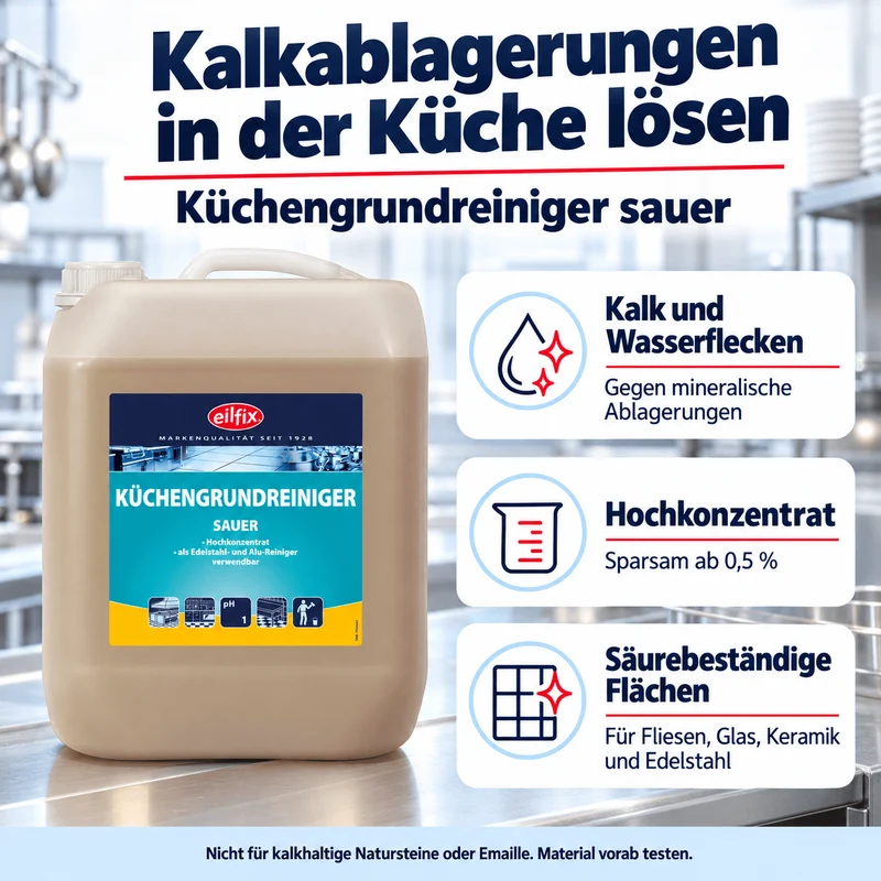 Eilfix Küchengrundreiniger sauer 5 Liter Kanister