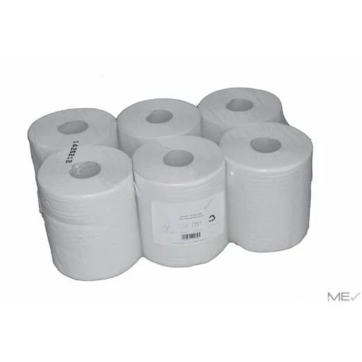 Handtuchrolle Midi, 2-lagig, 20 cm x 140 m, Weiß | Karton (6 Packungen)