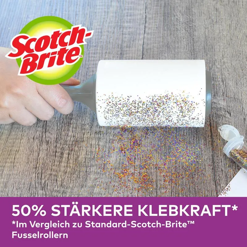 Scotch-Brite™ Pet Extra Sticky* Roller für Tierhaare, 48 Blatt, 1/Packung | Packung (1 Stück)