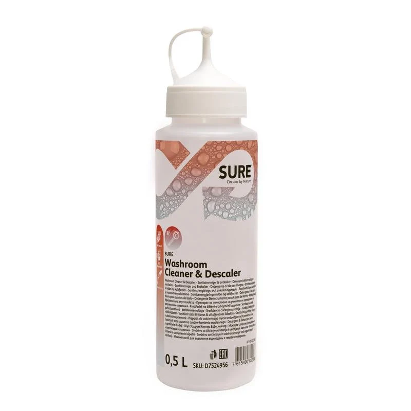 SURE Washroom Cleaner &Descaler Dosierflaschen 6 Stk., | Flasche (1 Stück)
