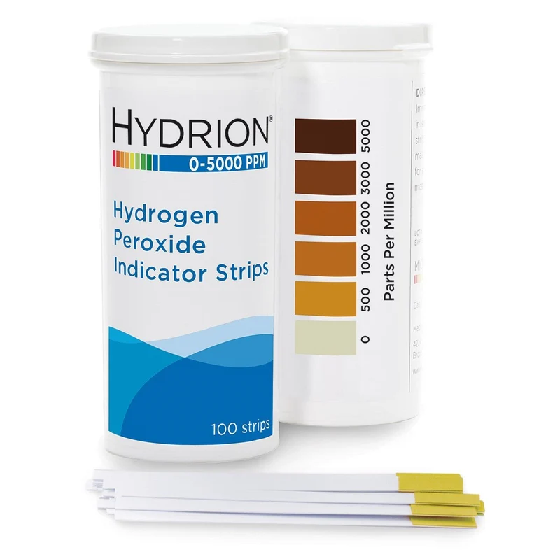 AHP Teststreifen, AHP Teststreifen zur Kontrolle des Wirkstoffgehaltes der Oxivir Lösung | Karton (6 Packungen)