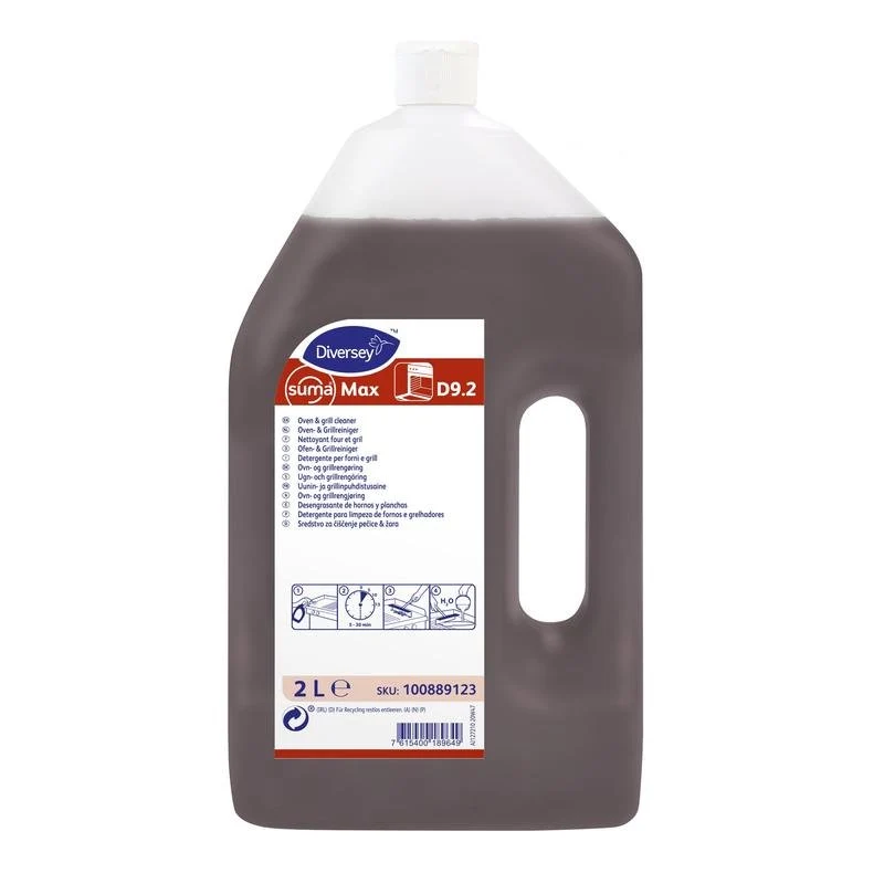 Suma Max D9.2, Ofen- und Grillreiniger, kennzeichnungsfrei | Flasche (2 l)