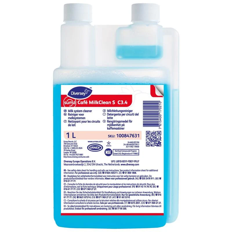 Suma Café MilkClean S C3.4, Milchsystemreiniger | Flasche (1 l)