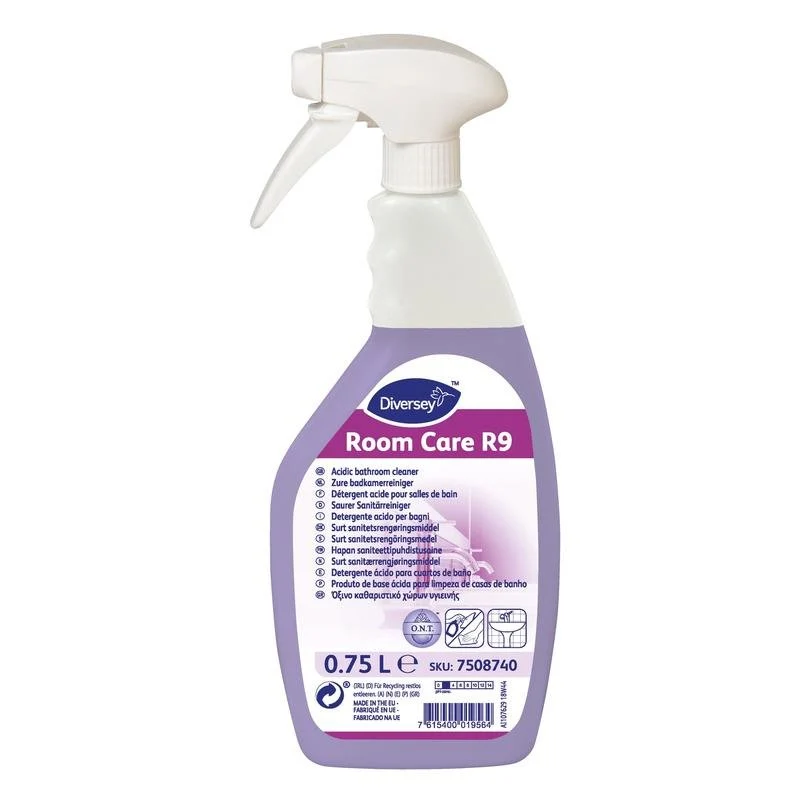 Room Care R9, Saurer Sanitärreiniger | Karton (6 Flaschen)