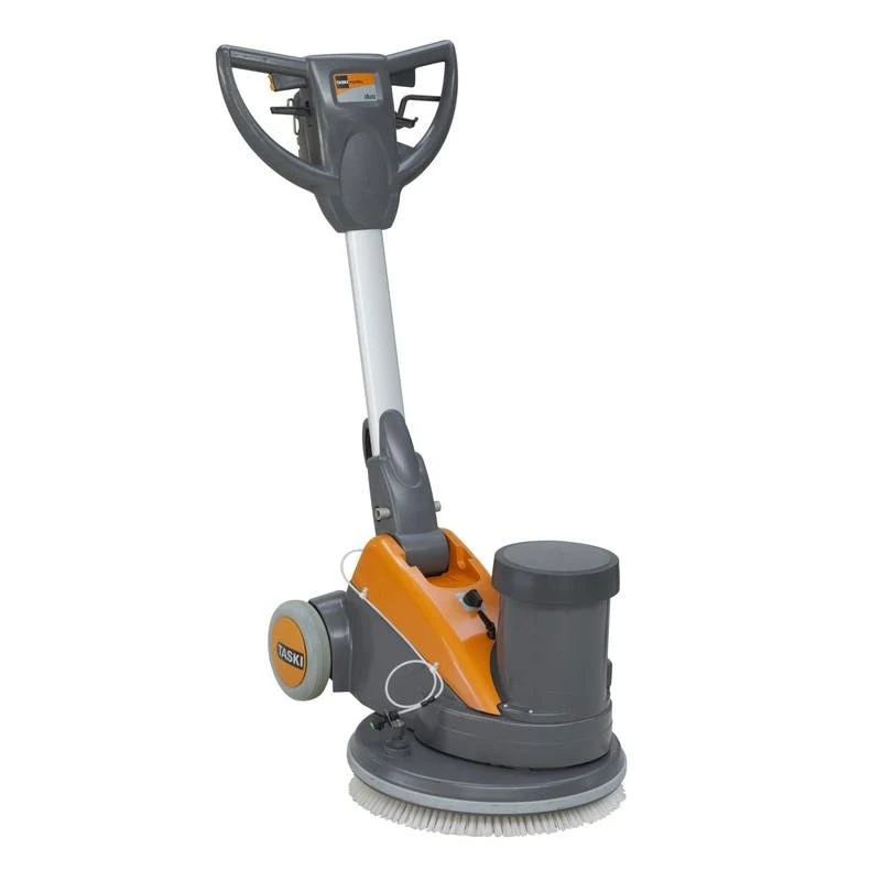 TASKI ergodisc duo, Zwei Maschinen in Einer (165 / 330 U / min) für alle Aufgaben: Grundreinigen, Nass-Scheuern, Polieren, Schleifen, Sprayreinigen, Kristallisation, Grinding, Nass- und Trocken-Shampoonieren | Packung (1 Stück)