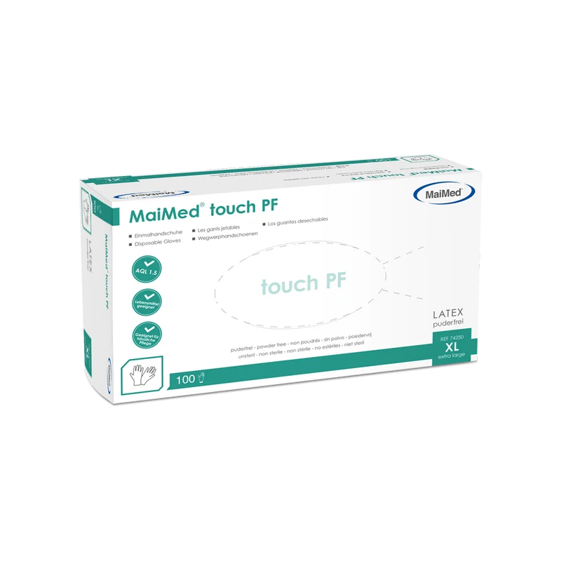 MyClean touch Latex Einmalhandschuhe puderfrei