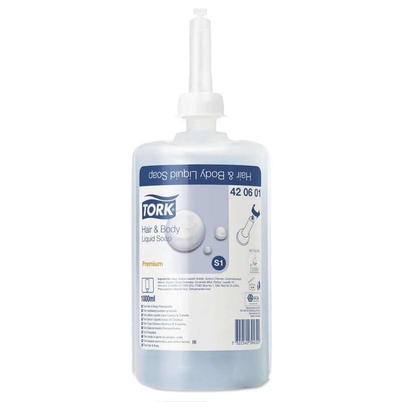 Tork Duschcreme S1, hellblau
