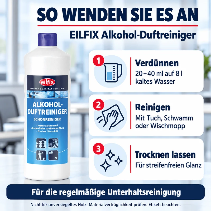 EILFIX ALKOHOL-DUFTREINIGER Schonreiniger