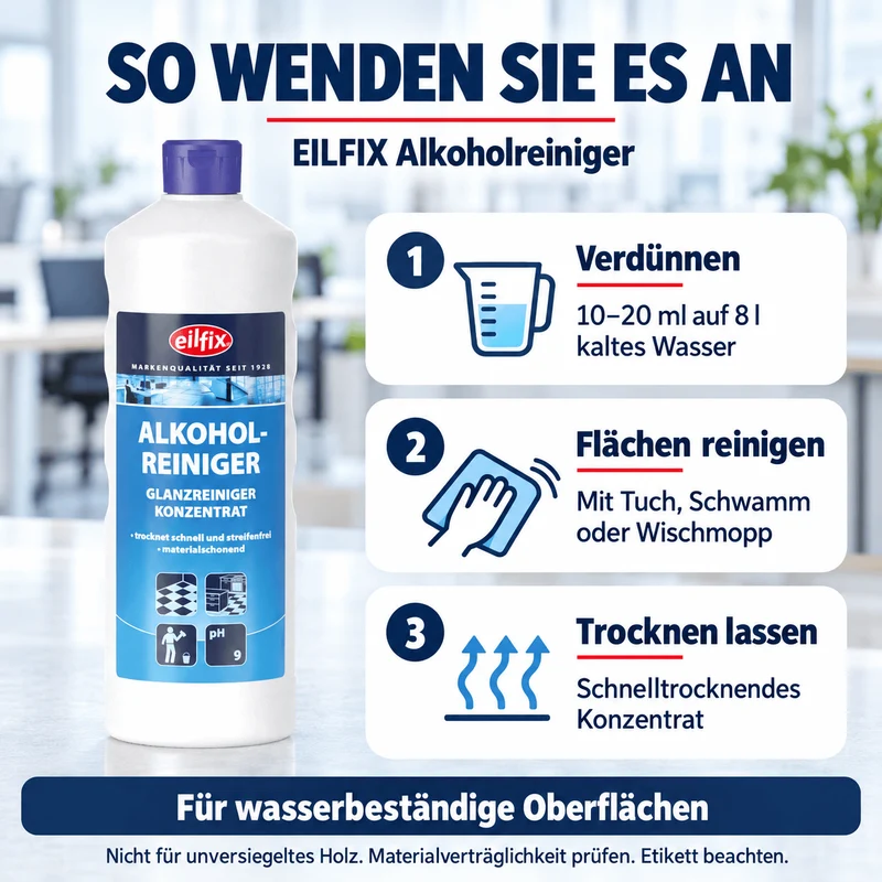 EILFIX ALKOHOLREINIGER Glanzreiniger-Konzentrat