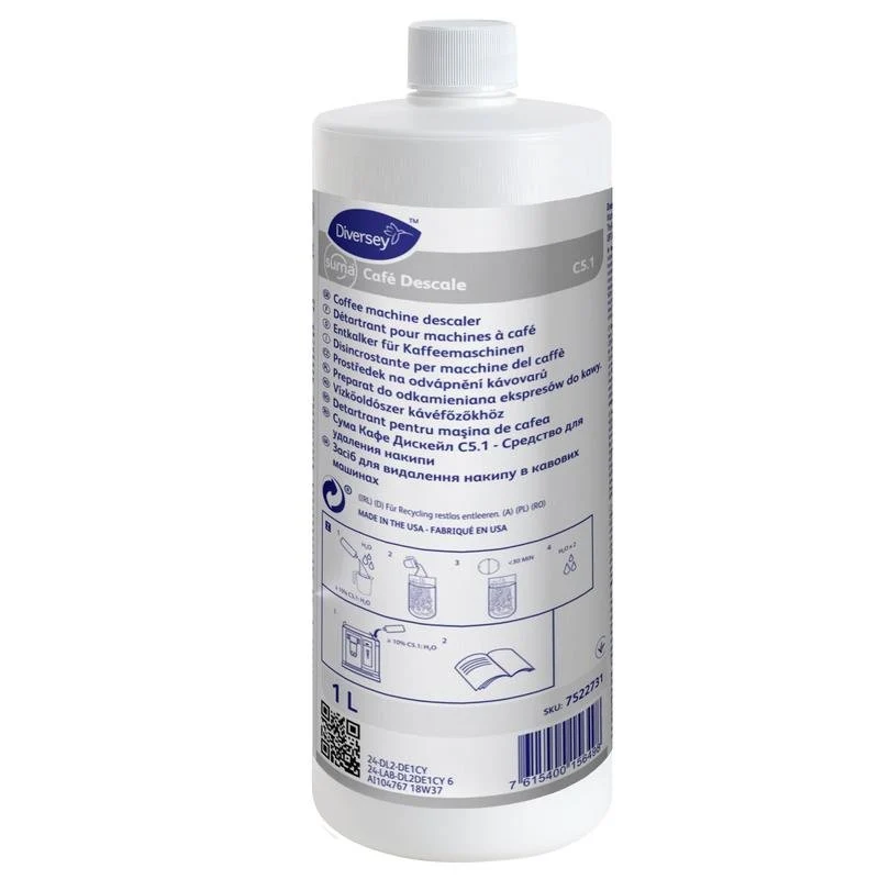 Suma Café Descale C5.1, Kaffeemaschinenentkalker | Flasche (1 l)