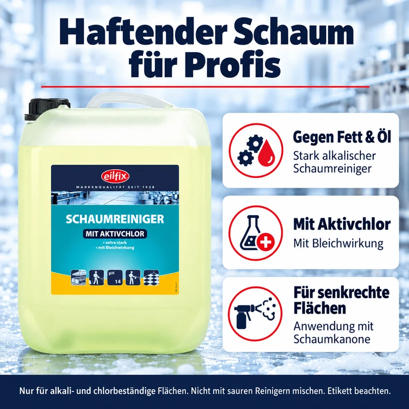 EILFIX Schaumreiniger mit Aktivchlor