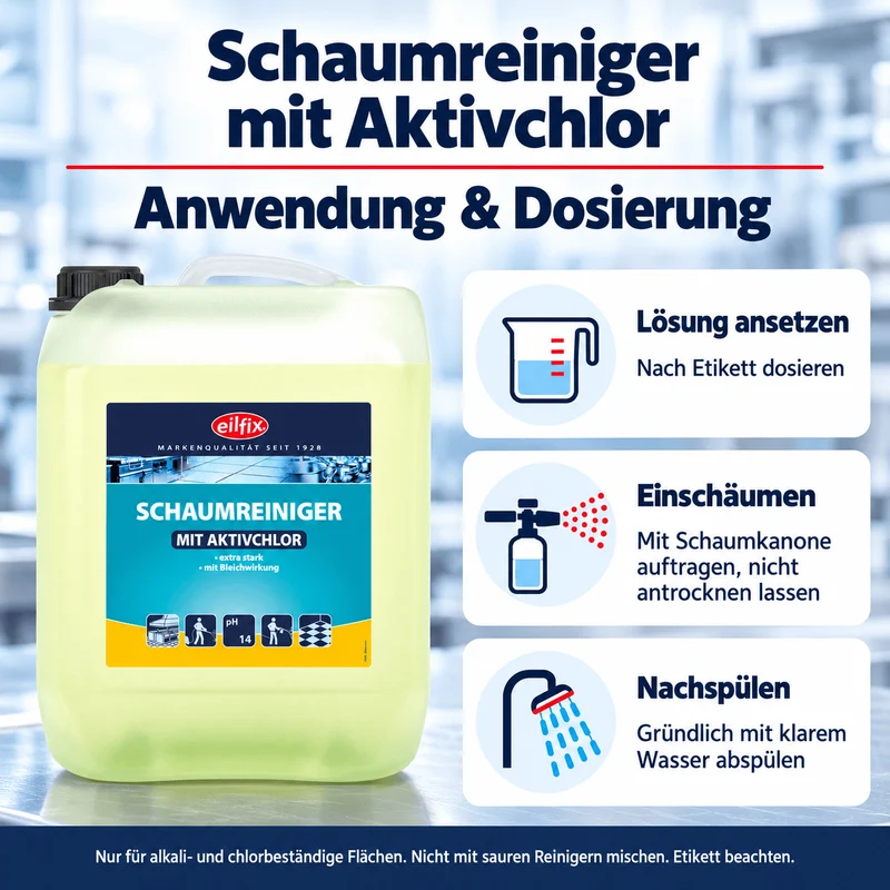 EILFIX Schaumreiniger mit Aktivchlor