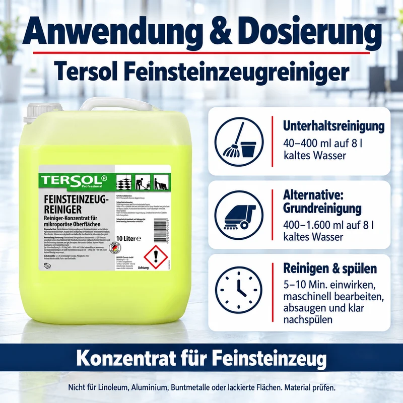 EILFIX TERSOL FEINSTEINZEUGREINIGER Für mikroporöse Oberflächen