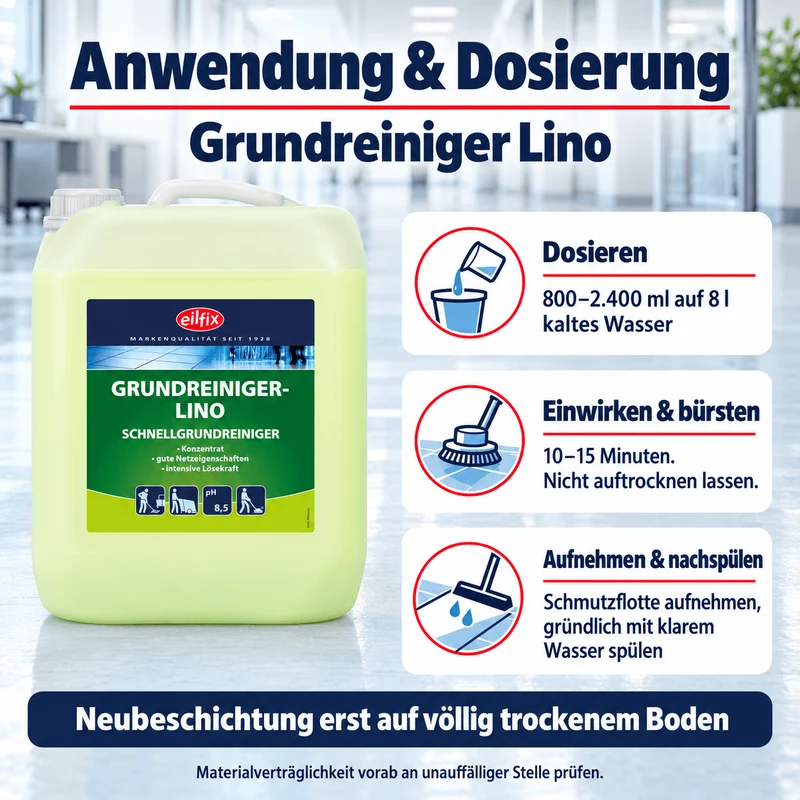 EILFIX GRUNDREINIGER LINO für Linoleum Böden