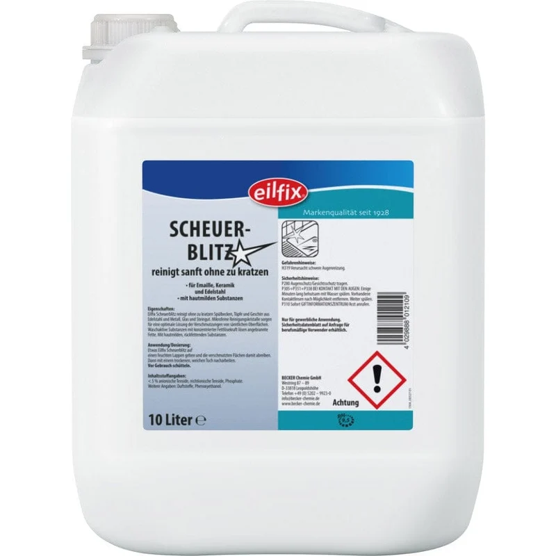EILFIX SCHEUERBLITZ reinigt ohne zu kratzen