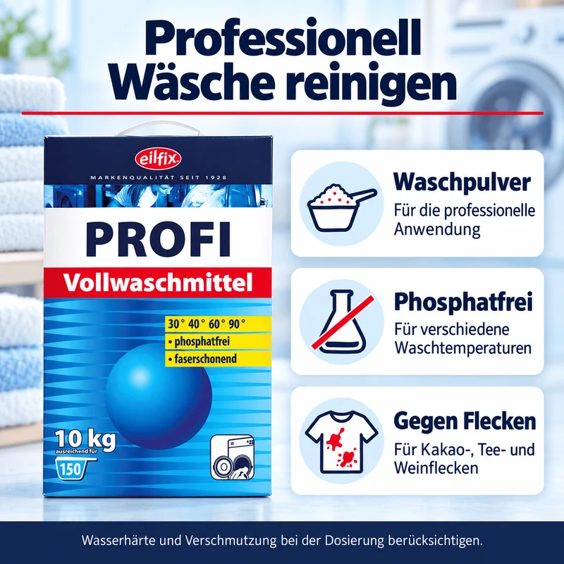 EILFIX PROFI-VOLLWASCHMITTEL für die professionelle Anwendung