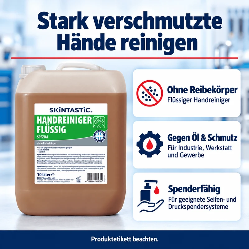 EILFIX SPEZIAL HANDREINIGER – Kraftvolle Reinigung ohne Reibekörper