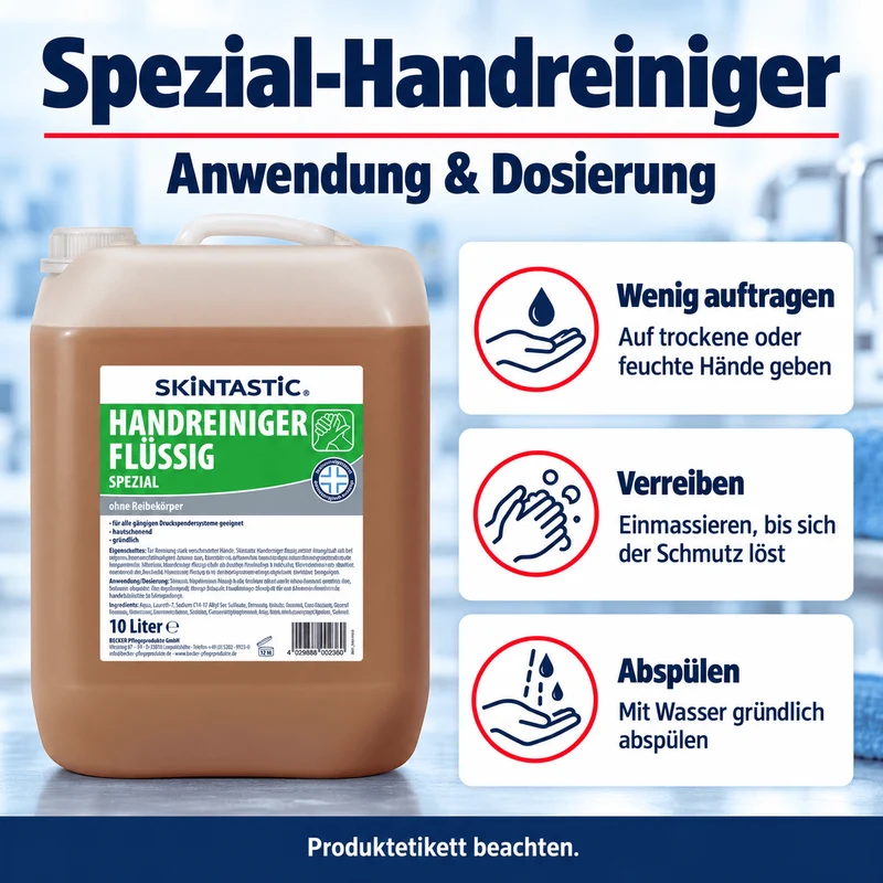 EILFIX SPEZIAL HANDREINIGER – Kraftvolle Reinigung ohne Reibekörper