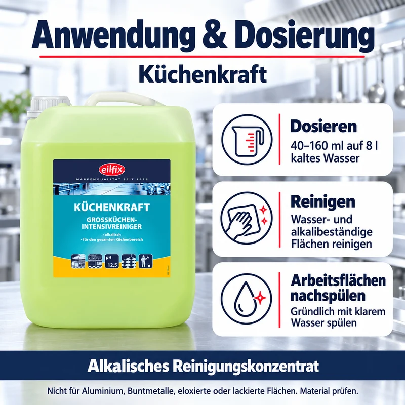 EILFIX Küchenkraft Großküchen Intensivreiniger
