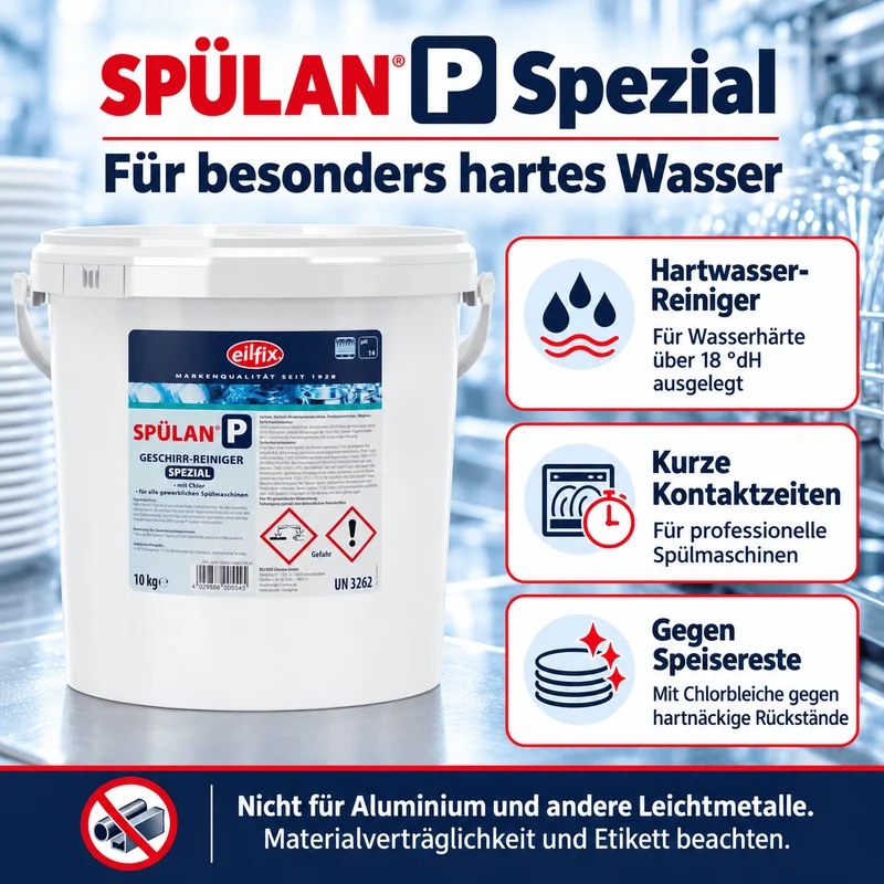 EILFIX Spülan P Spezial Intensiv Reiniger für hohe Wasserhärte