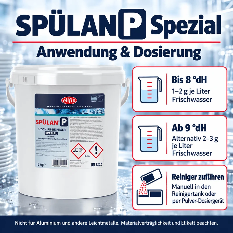 EILFIX Spülan P Spezial Intensiv Reiniger für hohe Wasserhärte