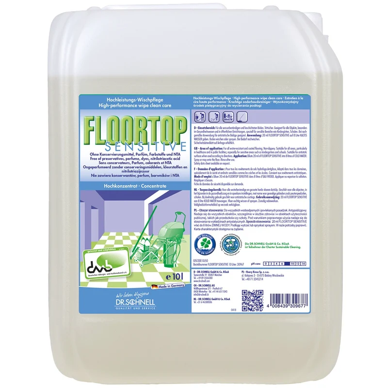 Dr. Schnell Floortop sensitive Wischpflege