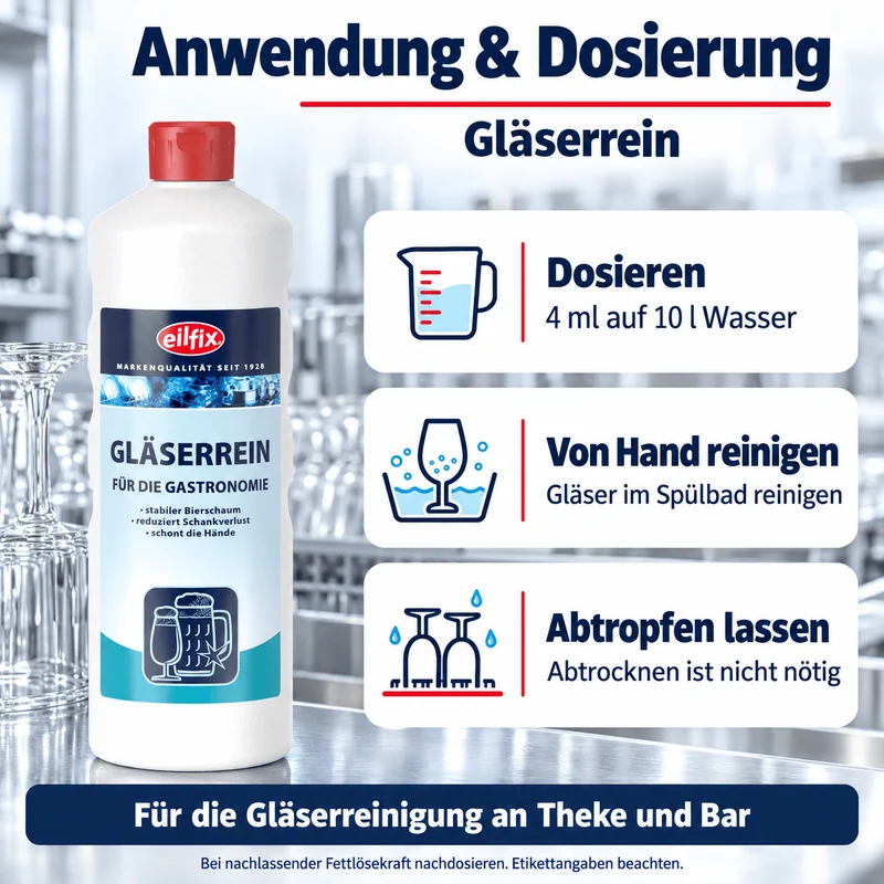 EILFIX Gläserrein Gläserspülmittel