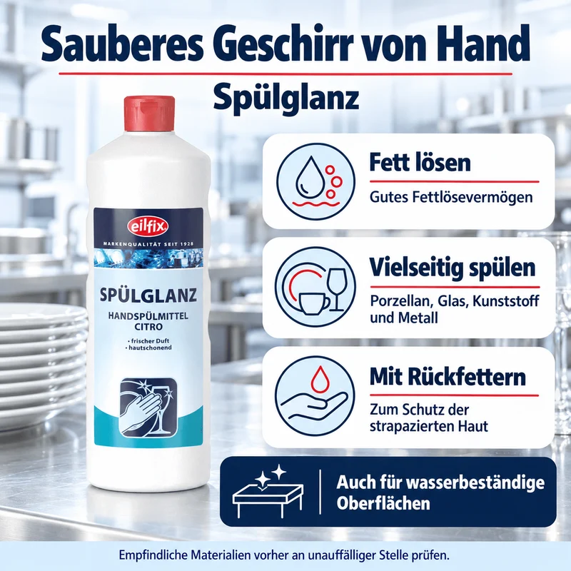 EILFIX Spülglanz Handspülmittel