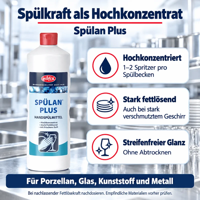 EILFIX Spülan Plus Handspülmittel Hochkonzentrat