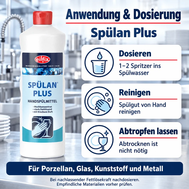 EILFIX Spülan Plus Handspülmittel Hochkonzentrat