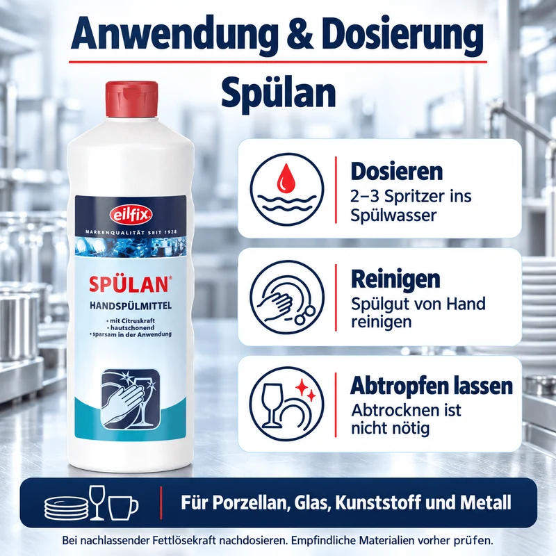 EILFIX Spülan Handspülmittel mit Citruskraft