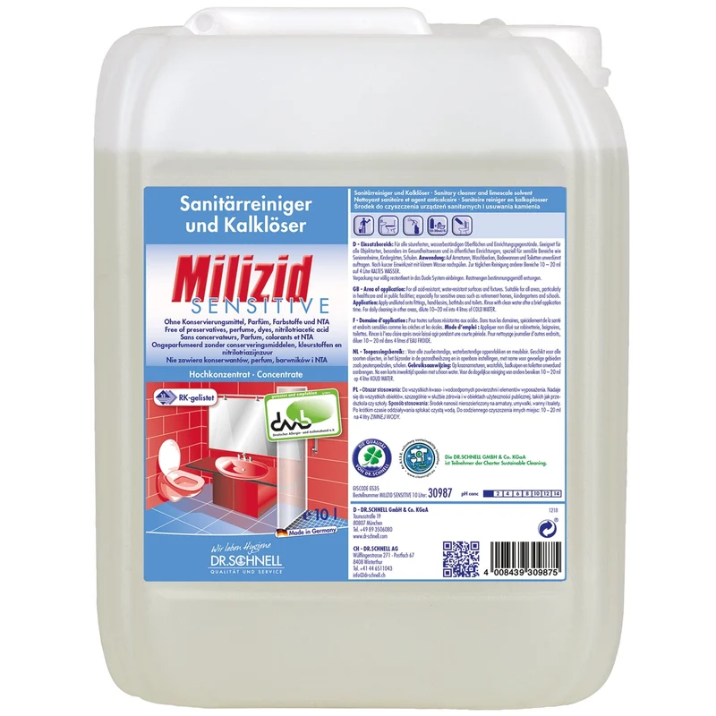 Dr. Schnell Milizid Sensitive Sanitärreiniger