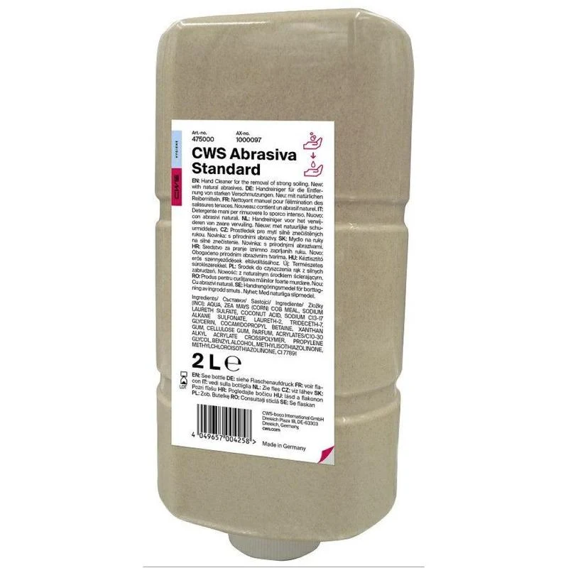 CWS Handreiniger Abrasiva, 2000 ml | Packung (2000 Stück)