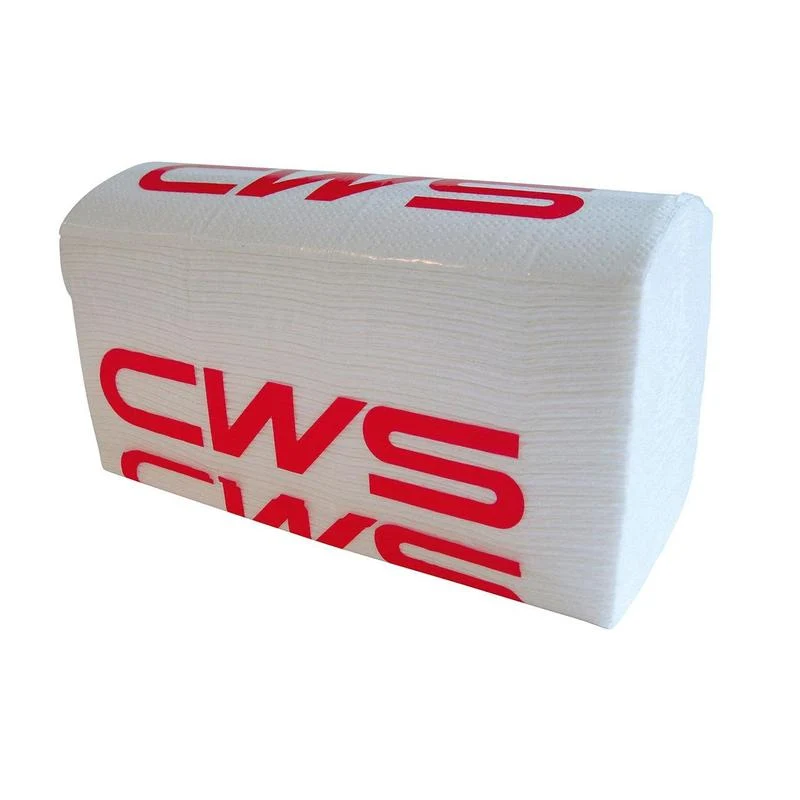 CWS Faltpapier Zick-Zack Zellulose, M-Falz, 3-lagig, Hochweiß | Karton (20 Packungen)